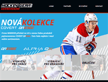 Tablet Screenshot of pro-hockey.cz